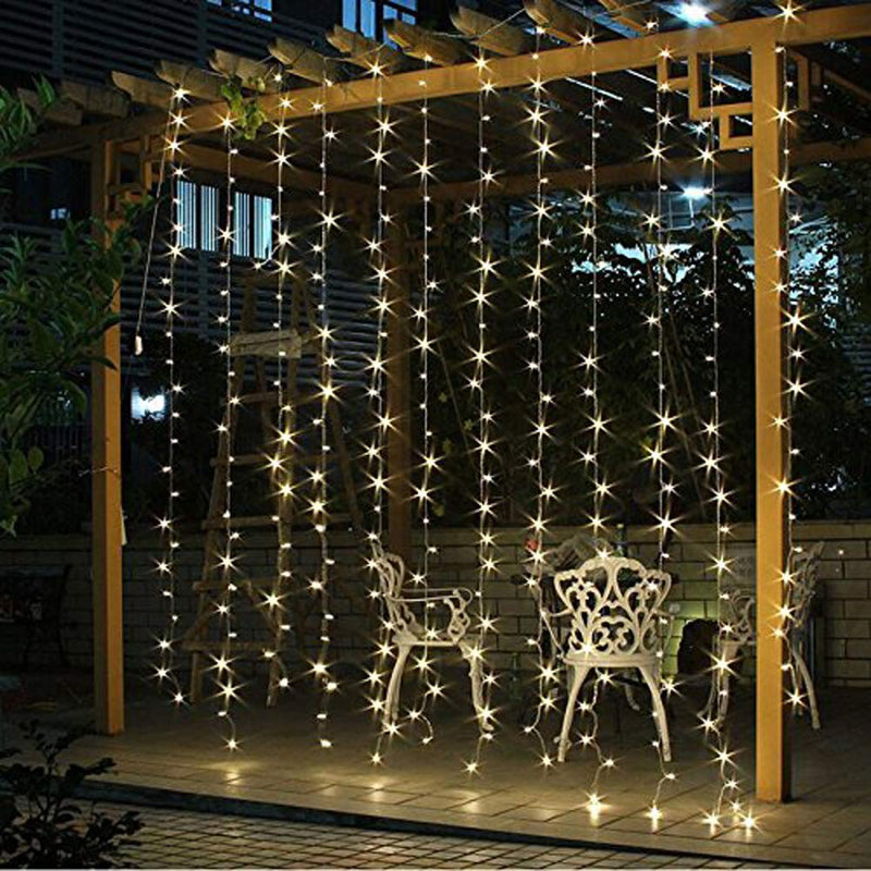 Twinkle Star 300 LED Window Curtain String Light