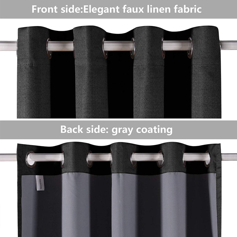 100% Total Blackout Curtains with 3 Pass Coating