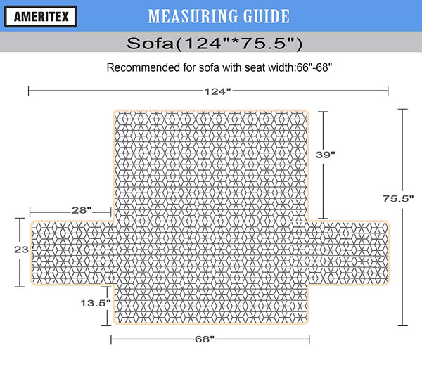 Vailge Anti-Slip Sofa Cover