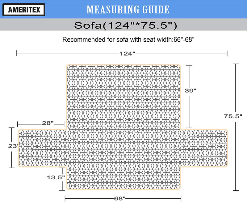 Vailge Anti-Slip Sofa Cover