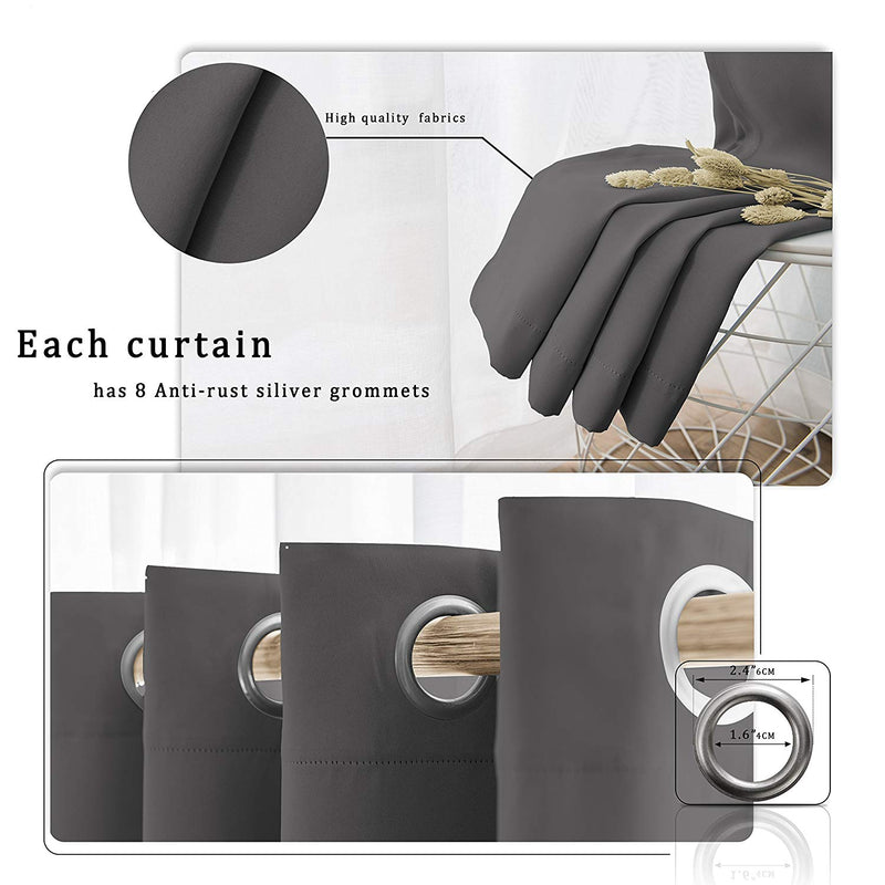 Room Thermal Insulated Blackout Curtains